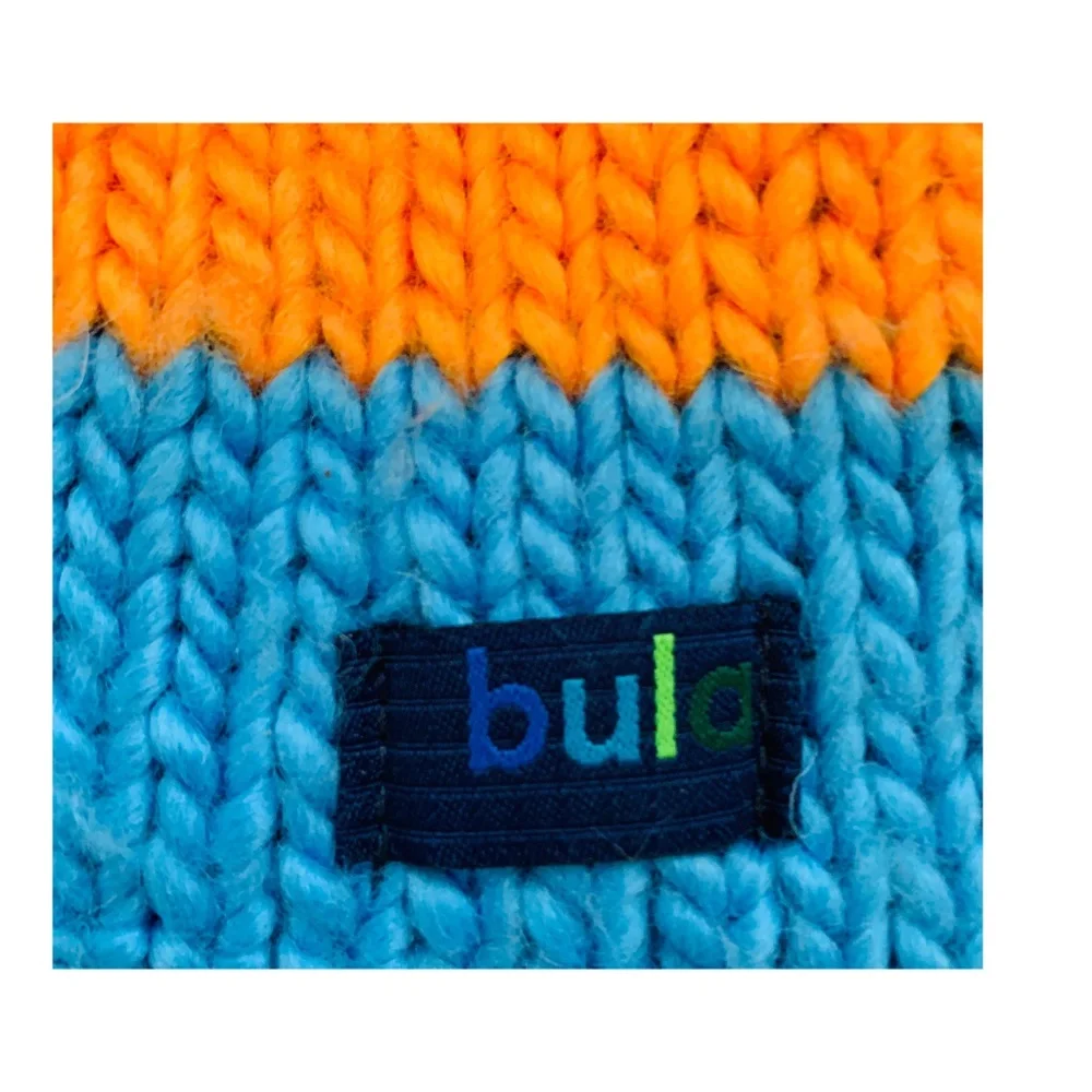 ula Kids Pom Pom Hat with Braids Earflaps